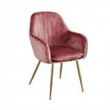 Lara Blush Pink Velvet